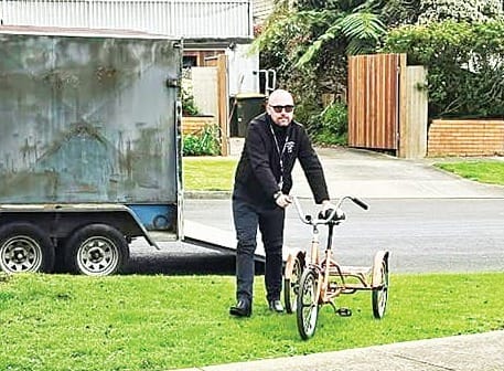 Elusive tricycle found