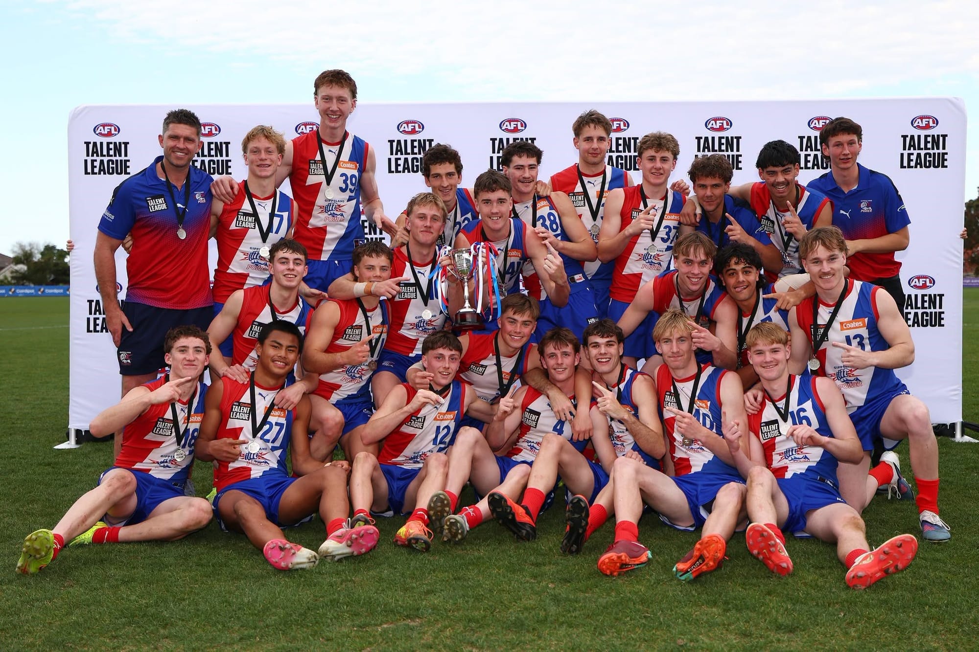 Young guns Power to victory