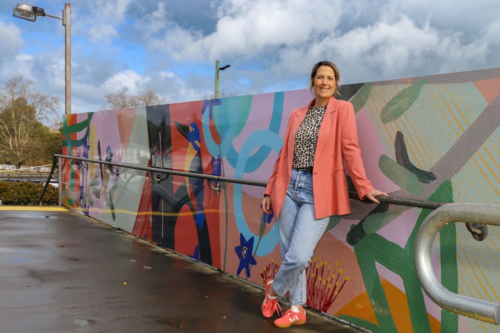 Colours of Baw Baw brighten Warragul station post image