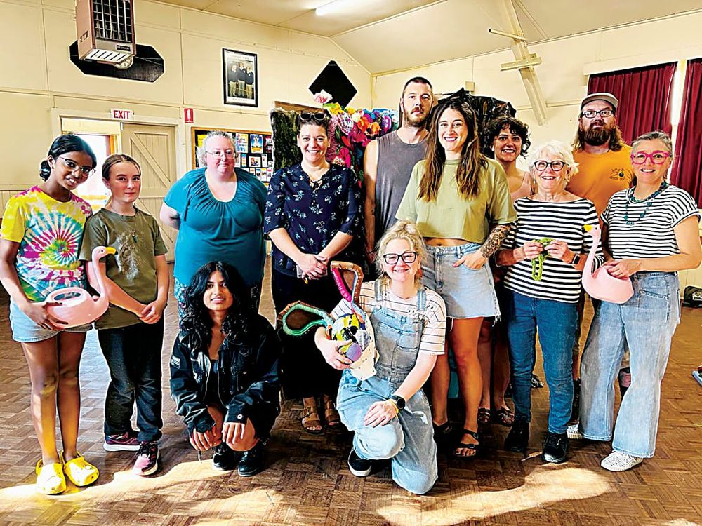 Local artists create a "Wonderland" scene post image
