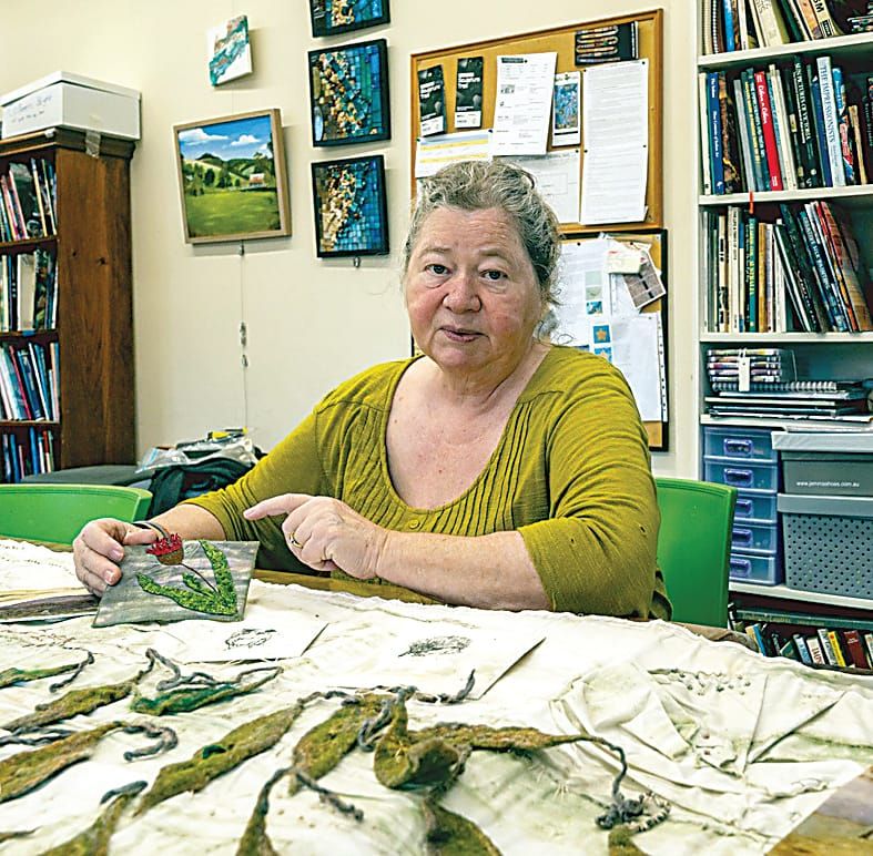 Fibre artists bring textiles to life post image