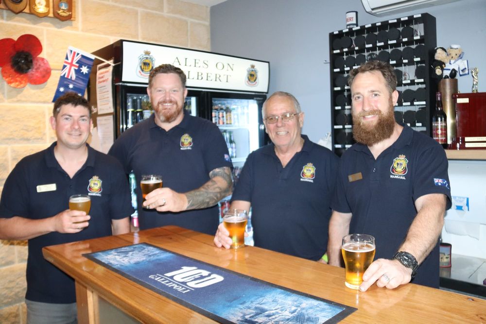 Raising a glass for veterans post image