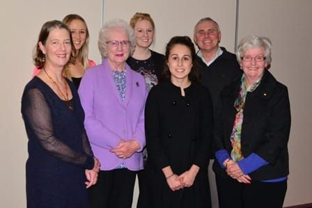 Four bursary recipients. post image