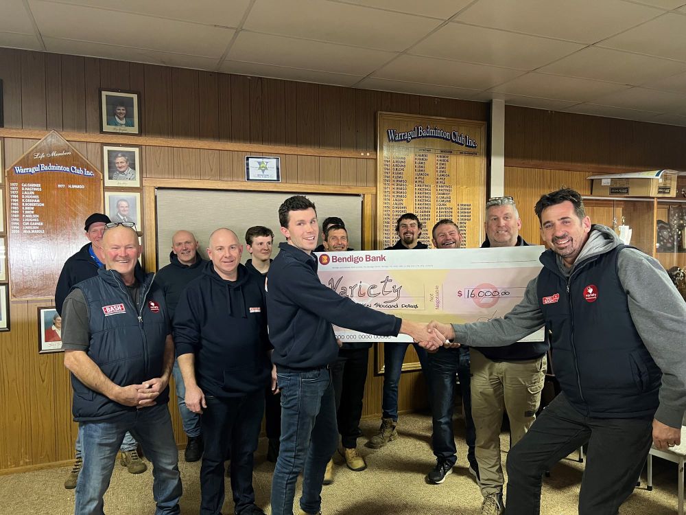 Elvis crew raise money post image