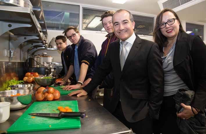 Merlino inspects schools post image