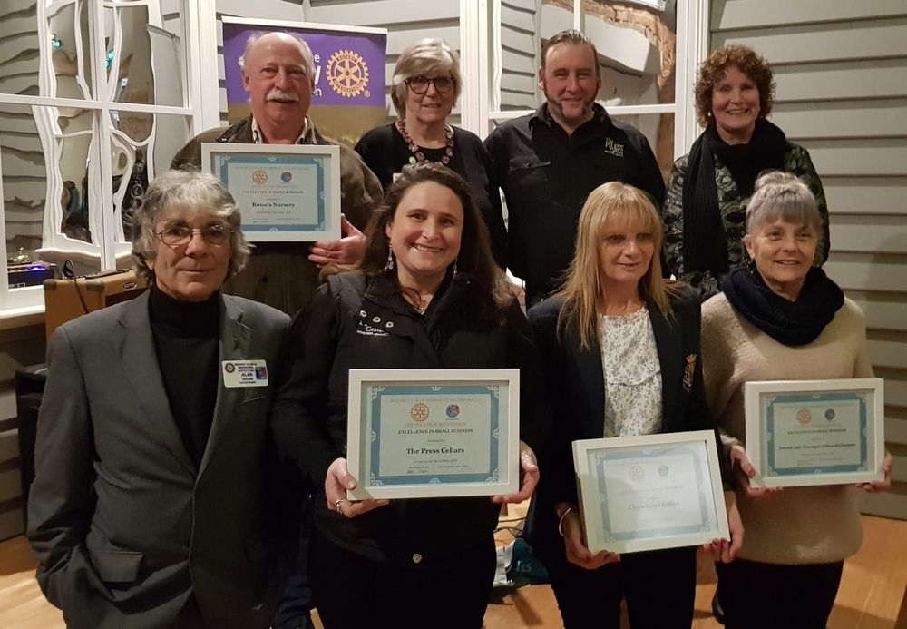 Rotary honours four businesses post image
