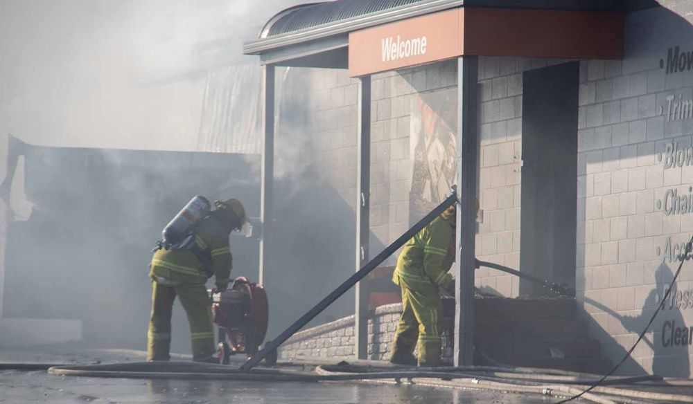 Drouin business fire post image