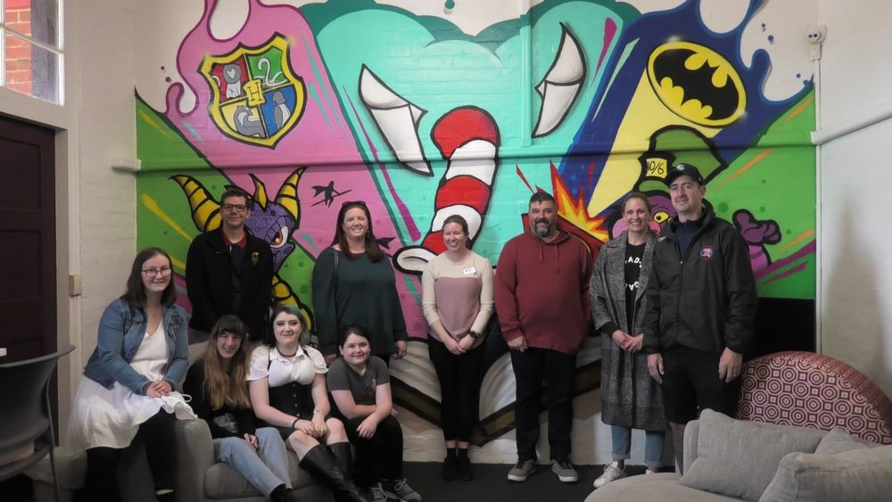 Library unveils new mural post image