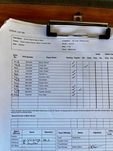 Soccer GSL (U12's) - Drouin Dragons Maroon Yellow Vs. Inverloch - 26.05.2024 post image