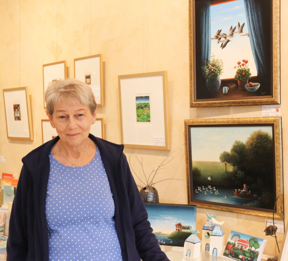 Retrospective art on display post image