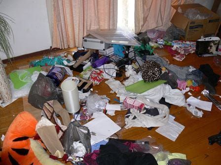 Tenants trash house post image