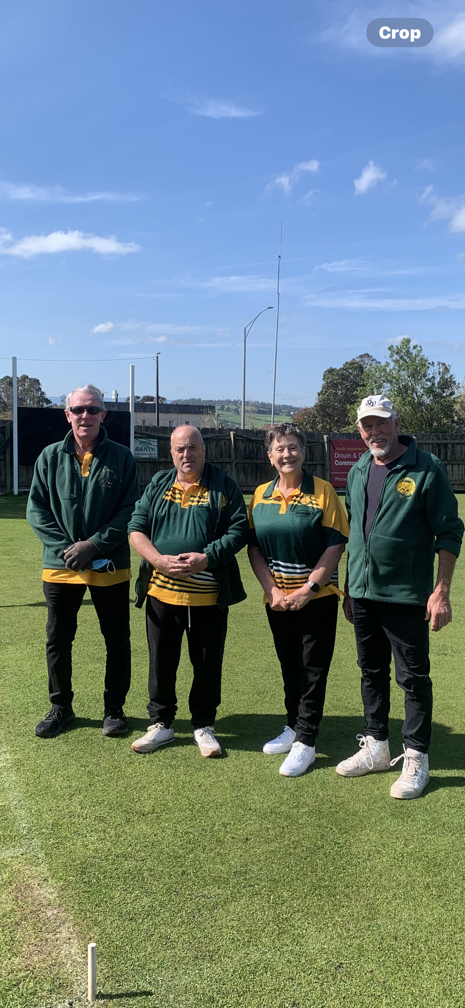 First up win for Drouin croquet post image