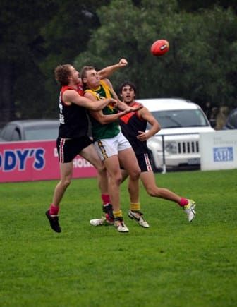 Dusties undefeated in seniors footy post image