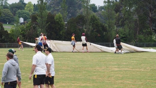 First rain affected cricket for the season post image