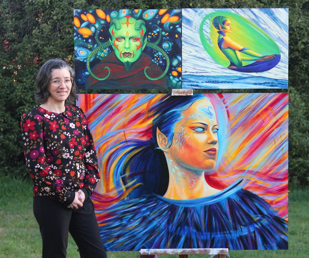 Bright, bold art on show at Jindivick post image