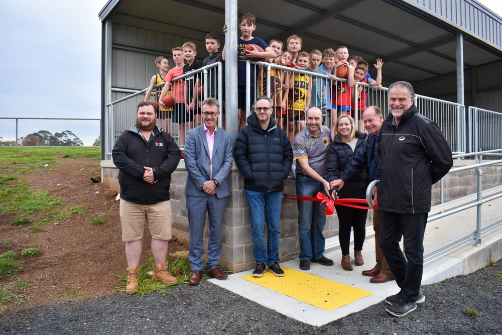 Footy pavilion opens post image
