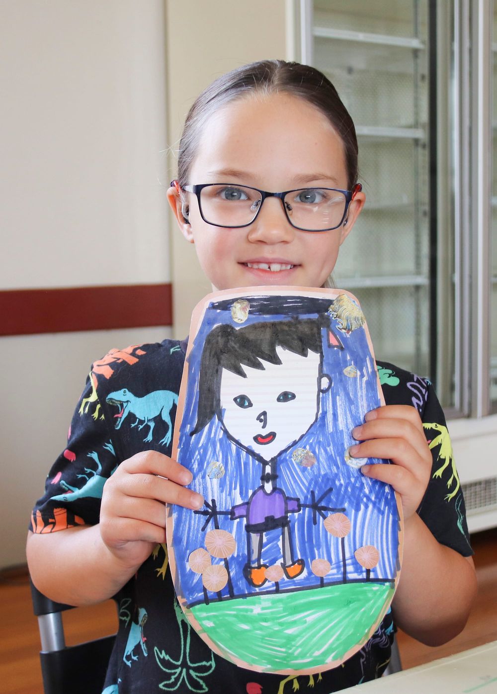 Kids show creativity in art tour post image