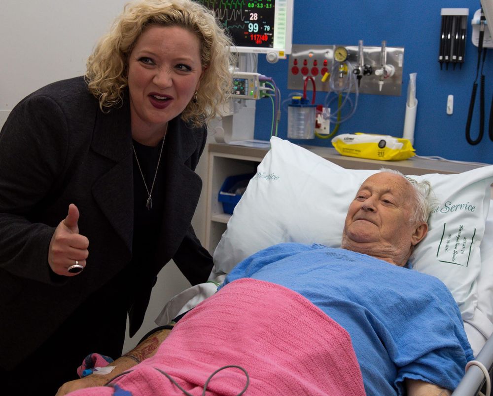 Hennessy visits hospital post image