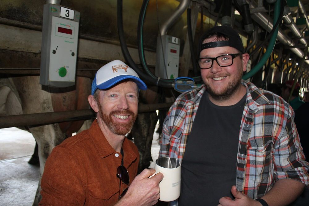 Latte art direct from the dairy post image