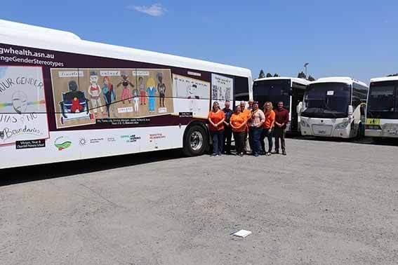 Buses in Warragul deliver important messages post image
