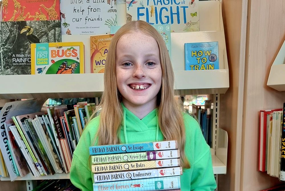 Claudia joins library campaign post image