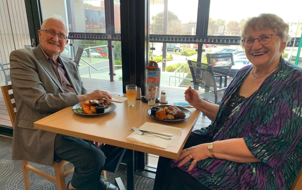 Bert and Ruth have full hearts after a special date post image