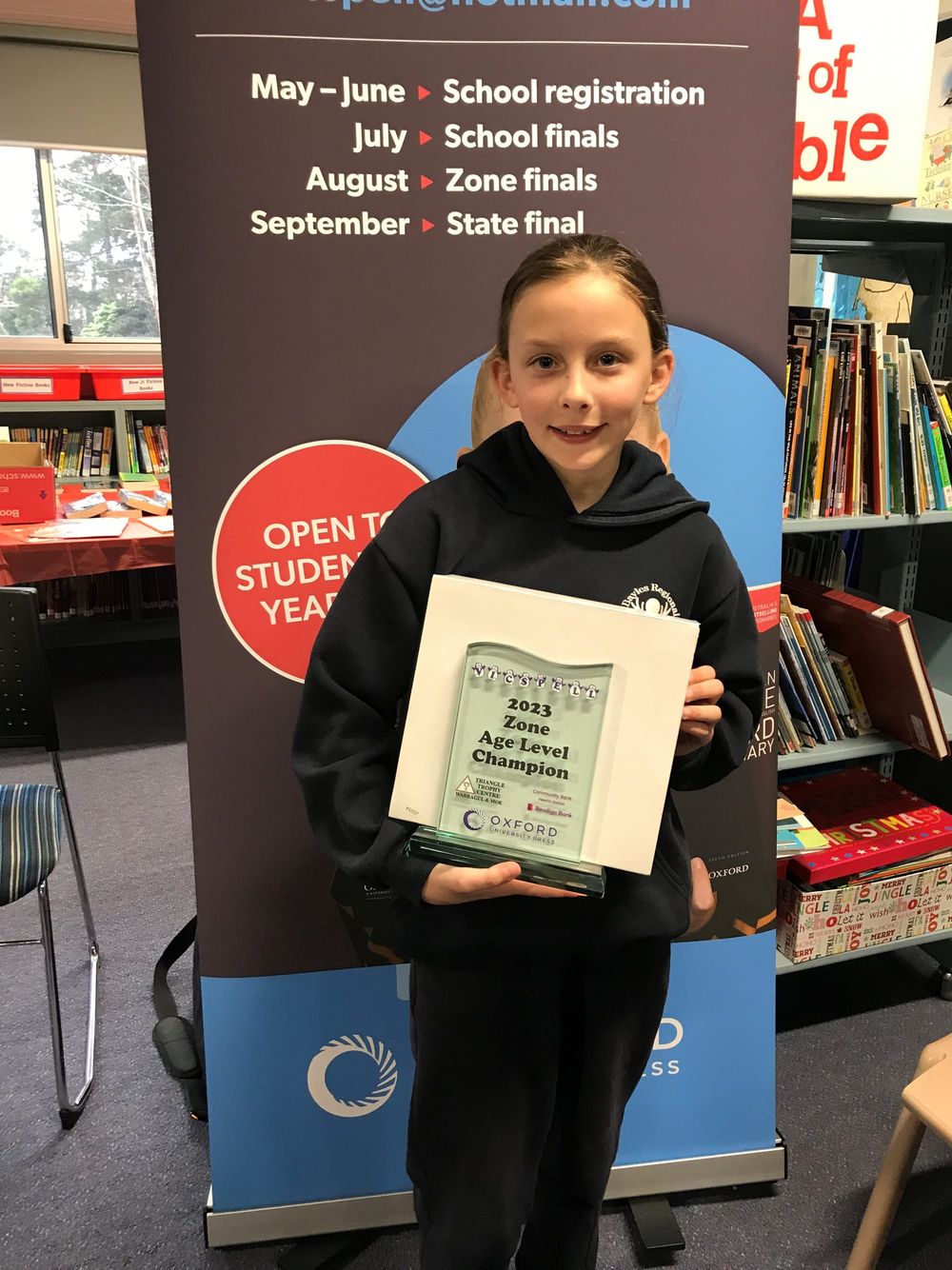 Students demonstrate spelling bee talents post image
