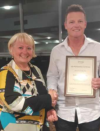 Drouin pro Anthony Bambridge awarded life membership post image
