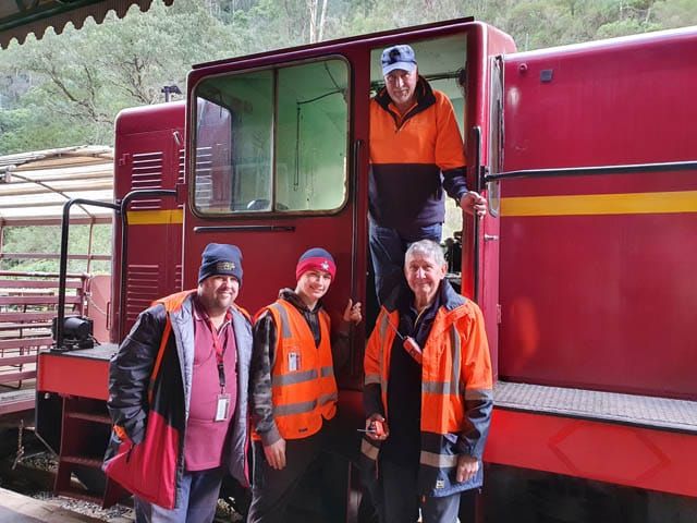 Walhalla train back on track post image