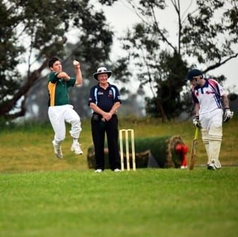 Kumara shows his batting style post image