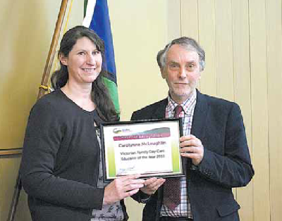 Carolynne wins educator of year post image