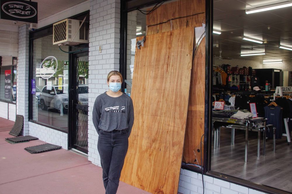 Trafalgar store hit three times by thieves post image