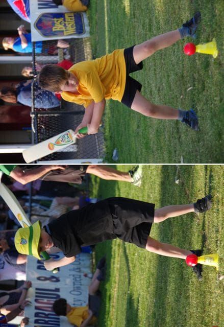Juniors get into cricket post image