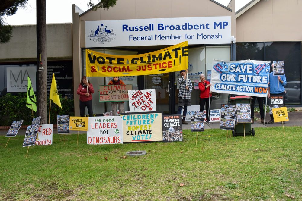 Climate change protest post image