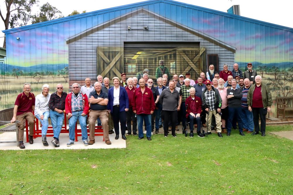 Drouin Men's Shed Mural - December 16, 2025 post image