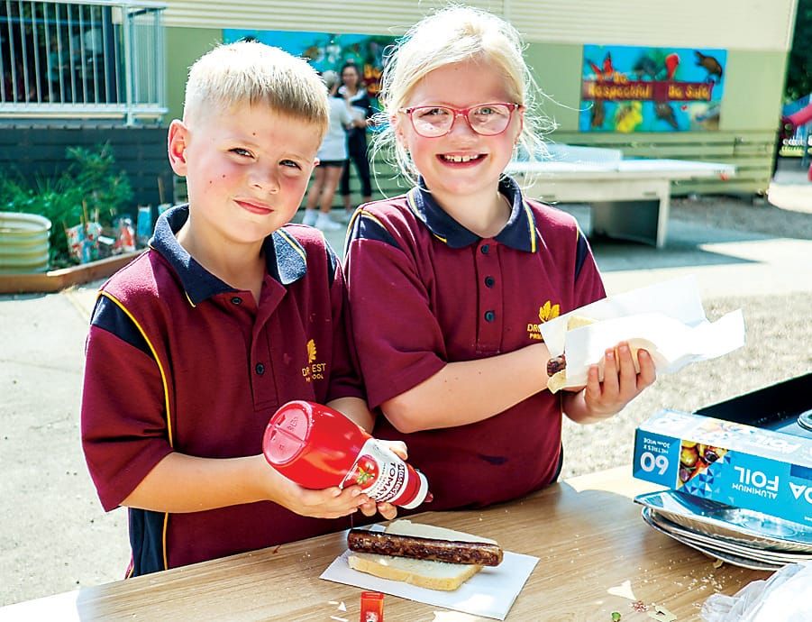 Firing up the grill at Drouin West Primary School post image