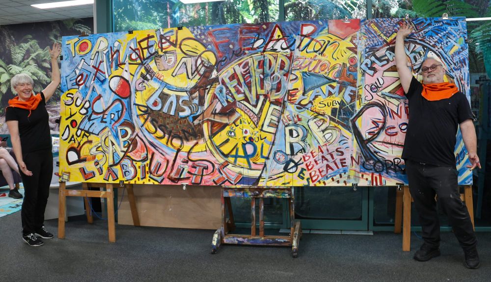 Words Collapsing Art Project post image