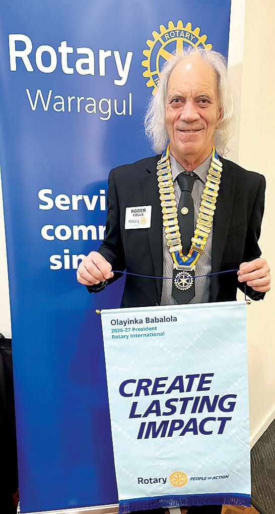 Roger installed as president post image
