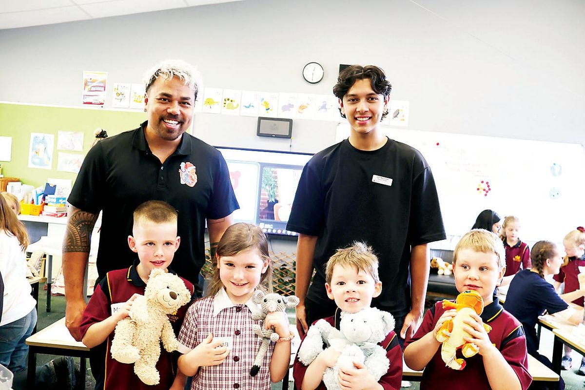 Teddy bears help students warm to healthcare