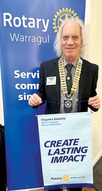 Roger installed as president post image