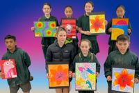Students tell stories through art post image