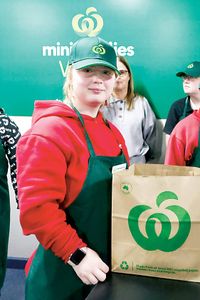 Students learn at mini supermarket post image