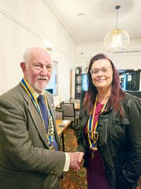 Ian returns as Rotary president post image