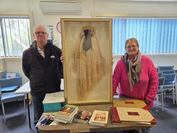 Wartime gift presented to historical society post image