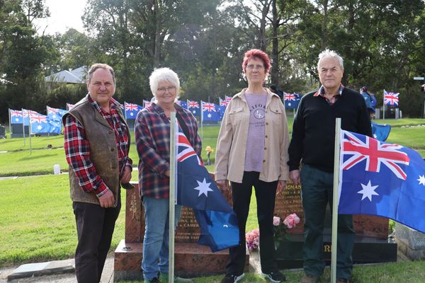 Flags honour veterans' graves post image