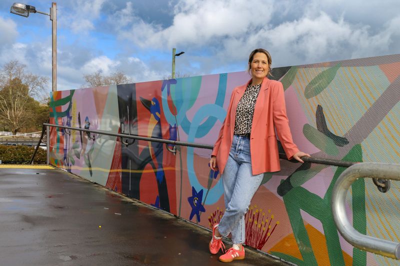 Colours of Baw Baw brighten Warragul station post image