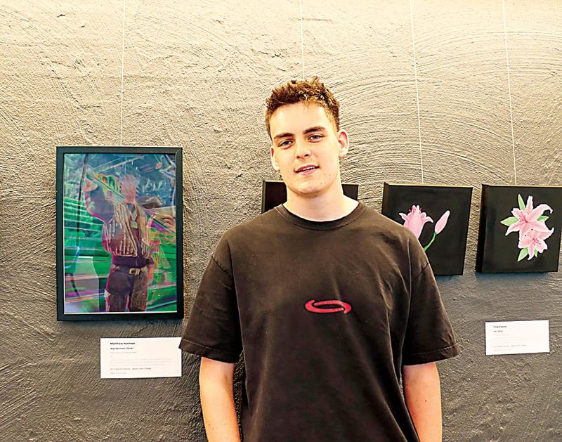 Student's artistic talents on display post image