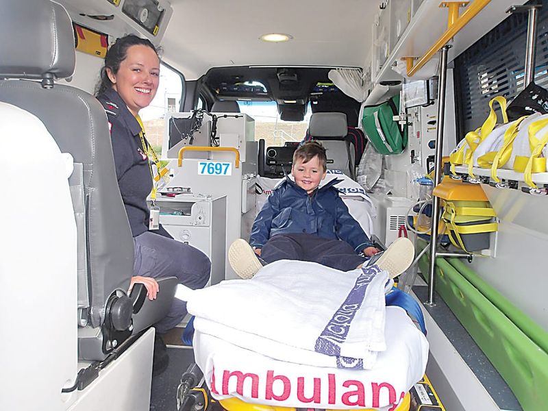 Paramedic visits St Paul's post image