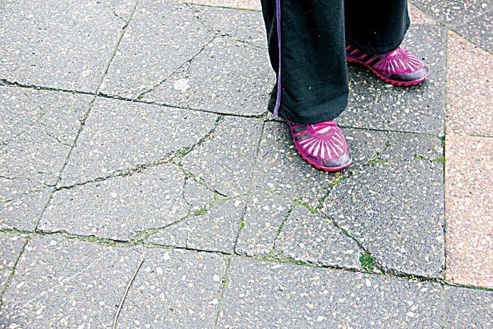 Dangerous footpath repaired post image