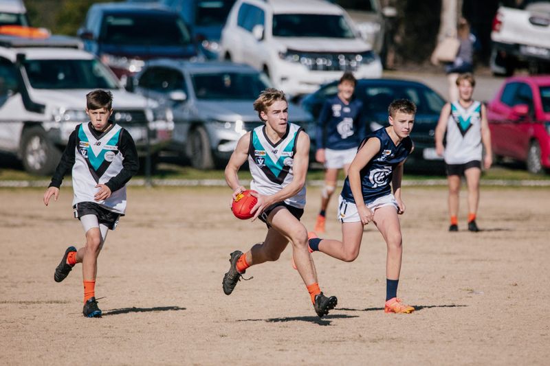 Blues close gap in fourths post image